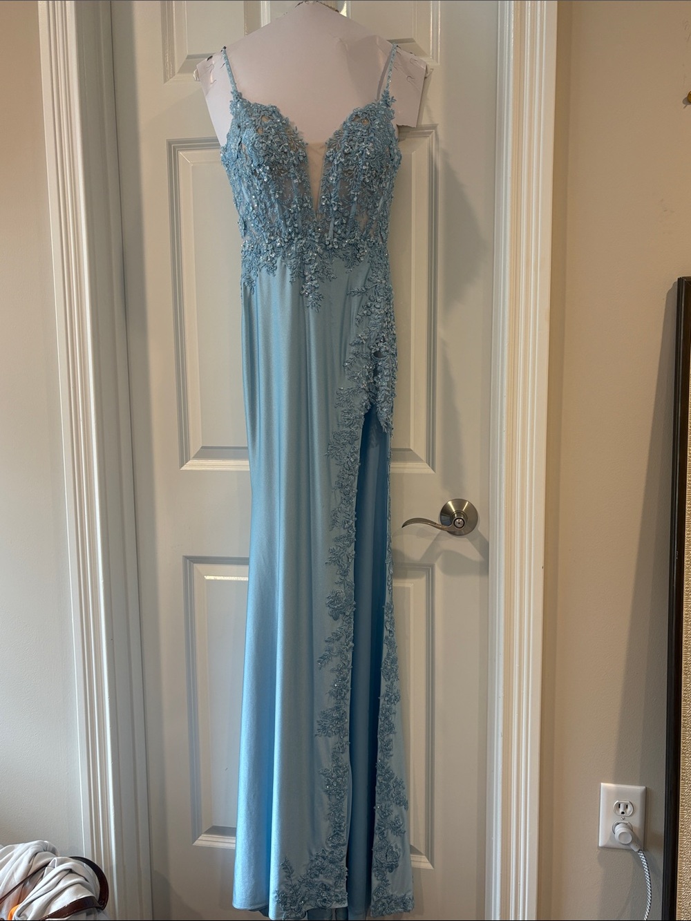 Sherri Hill Light Blue Dress